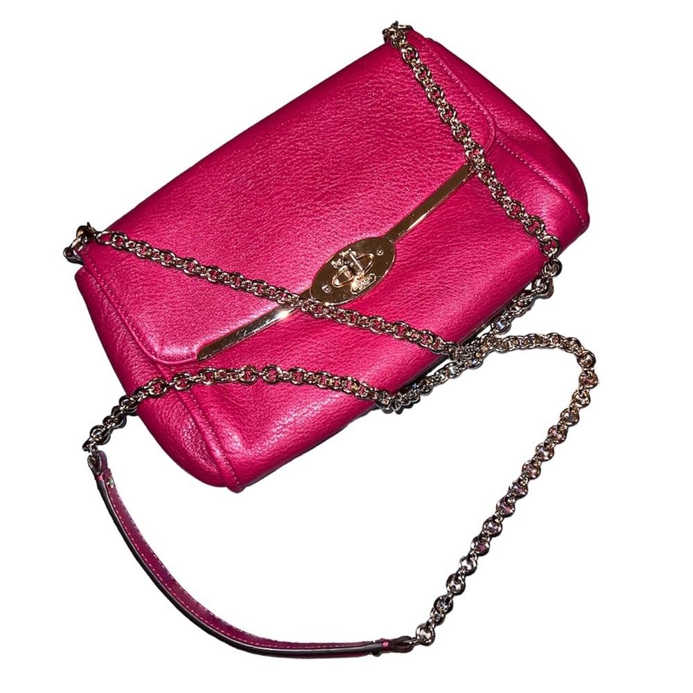 Vintage Coach Crossbody in Fuchsia EUC
